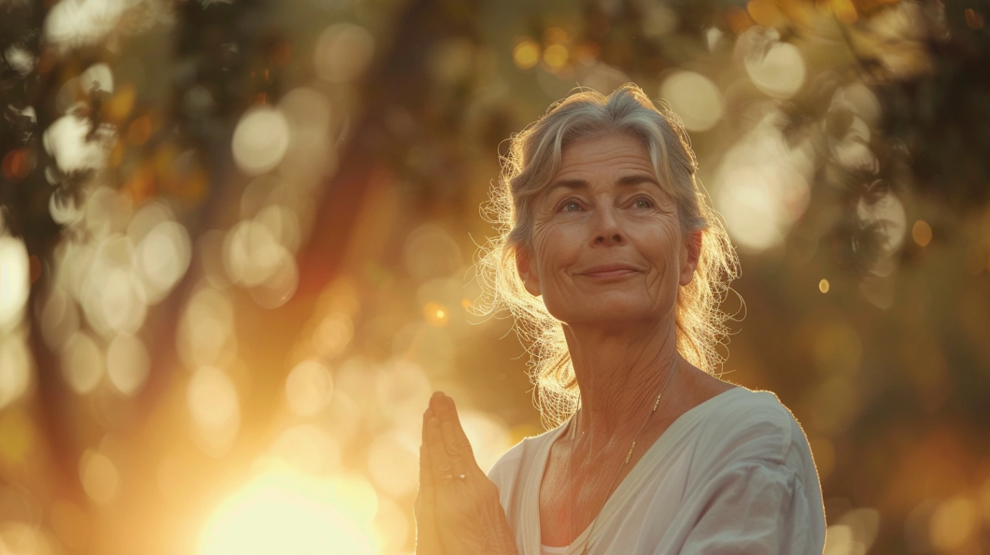 Практика йоги на світанку